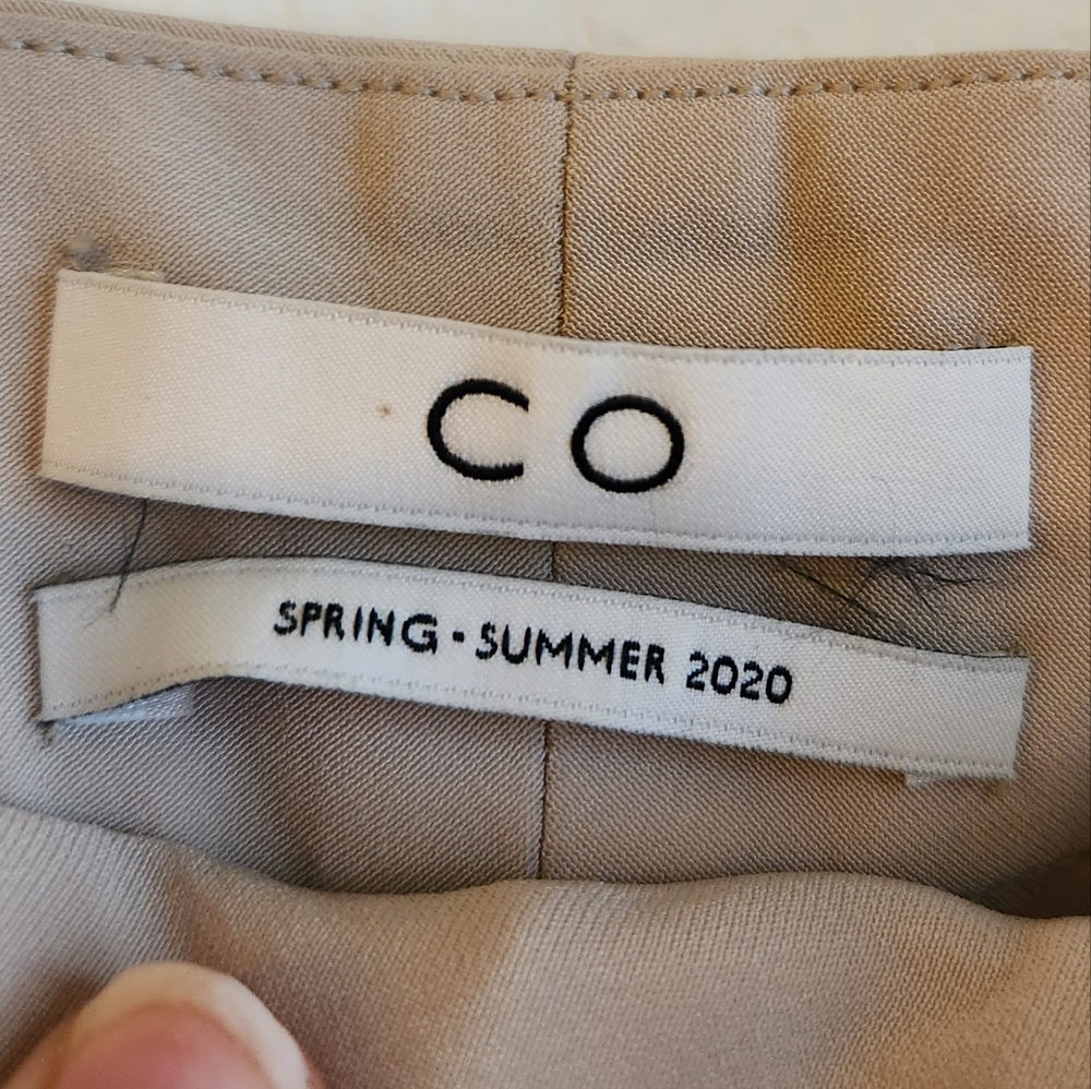 Co Cream Wide Leg High Rise Pants - Picture 2 of 6